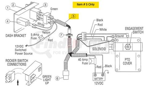 Pto solenoid switch.  2009 TERMINAL Part # 87702681 -TERMINAL Female, Tin 1. .  Powe...