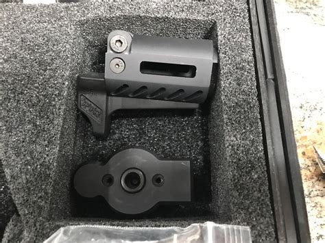 PTR 9CT 9x19mm UPC: 897903003104 Model PTR 601 Operating system Roller- delayed Blowback Proven reliable Semi Auto Action but is NFA Sear pack ready Barrel 8.86", 3 Lug, Threaded Barrel 1/2x28, Nitride Treated for long life Twist Rate 1/10 Length 17.6" Wright 5.05lbs Trigger Pull 9-10 Lbs Handguard Aluminum Mlock Picatinny Optic Rail. Ptr 9ct full auto sear pack