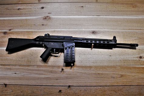 Description. PTR 91 MSG Perimeter Sniper Rifle. .308 semi auto. Tactical handguard. Adjustable stock. Polymer trigger group. 18" barrel. .308 semi auto, PTR MSG 106, black furniture with new tactical handguard machined from Military spec. Hard-anodized aluminum with 1 6" rail, welded picatinny accessory rail & bipod, navy type polymer trigger ...