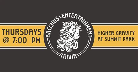 Pub Trivia @ Higher Gravity Summit Park - Higher Gravity