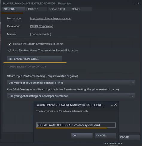 Pubg launch options texture.  Sometimes higher graphic settings lead to...