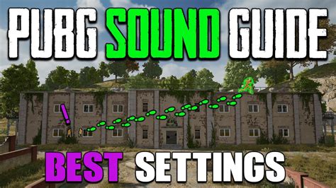 Pubg mobile sound settings footsteps. .  ...