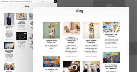 Publibox Blog, News & Magazine Elementor Template Kit Design