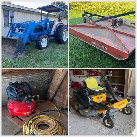 Public Auction Sale: Holland Tractor, Boat, Tools, Household,