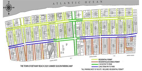 Public Parking - Pay to Park - Bethany Beach, Delaware