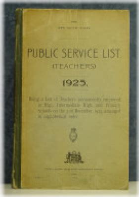 Public Service List