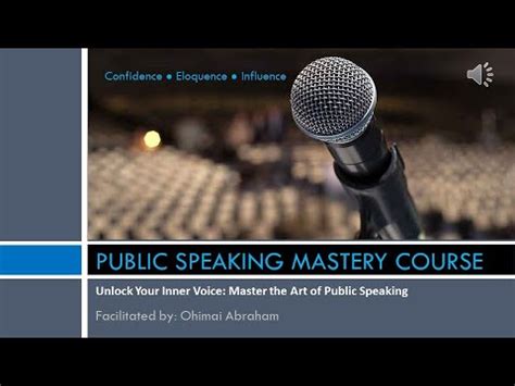 Public Speaking Mastery - Course Free Download