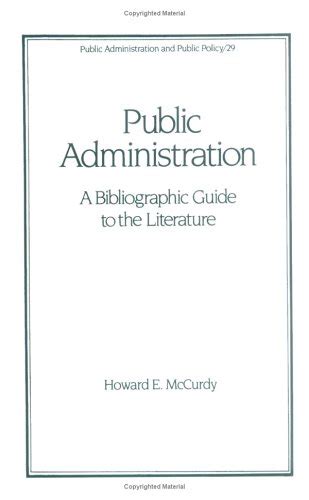 Public administration a bibliographic guide to the literature public administration. - Illinois special education content test study guide.