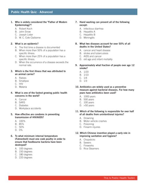 Public health exam 1 multiple choice questions Flashcards