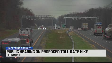 Public hearing on proposed toll hike held in Glenmont