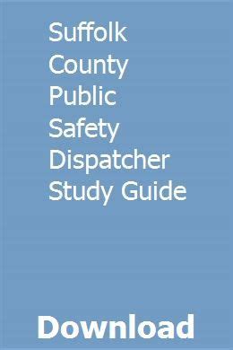 Public safety dispatcher suffolk county study guide. - Wuthering heights short answer study guide answers.epub.