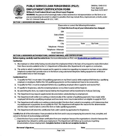 Public student loan forgiveness employment certification. What GAO Found. Personnel in the Department of Defense (DOD)—including service members and civilian employees—may be eligible for federal student loan forgiveness through the Public Service Loan Forgiveness (PSLF) program if they remain in public service employment for 10 years while making 120 qualifying loan payments, among other requirements. 