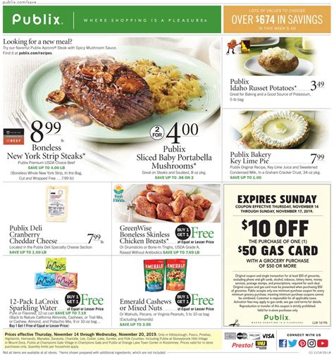 Public weekly sales. May 1, 2024 · Preview the Publix Weekly Ad & Sales. Don’t miss the Publix Ad for this week, bakery sale, BOGO deals, the latest weekly flyer prices, and current grocery savings. Publix is a popular supermarket chain in the United States that operates employee-owned stores and sells a wide range of groceries. It stocks bakery goods, liquors, frozen foods, housewares, produce, delicatessen products and ... 