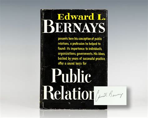 Read Online Public Relations By Edward L Bernays