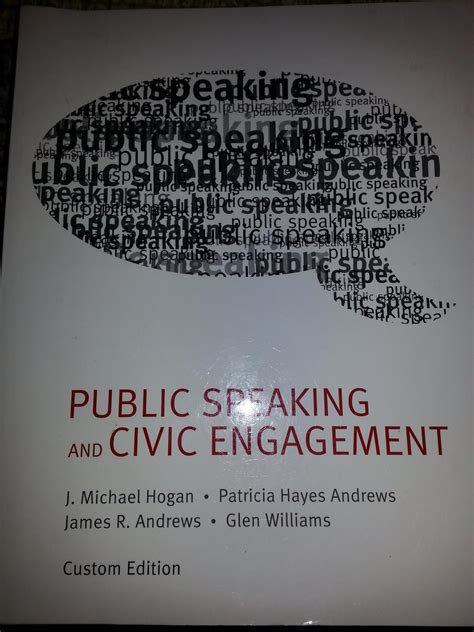 Read Online Public Speaking And Civic Engagement By J Michael Hogan
