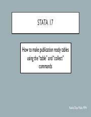 Publication ready tables in stata.  They take some effort to use, but ca...