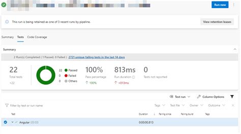Publish test results azure devops.  I am trying to run automated tests using...