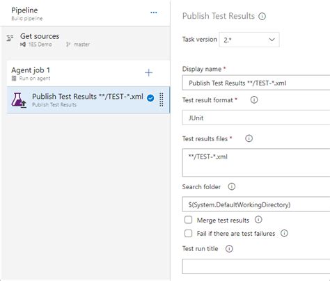 PublishTestResults@2 - Publish Test Results v2 task