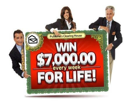 Publishers clearing house 7000 a week for life. Publishers Clearing House (PCH), which offers sweepstakes where people can win thousands of dollars per week for life, has agreed to pay $18.5 million and change its business practices to settle ... 