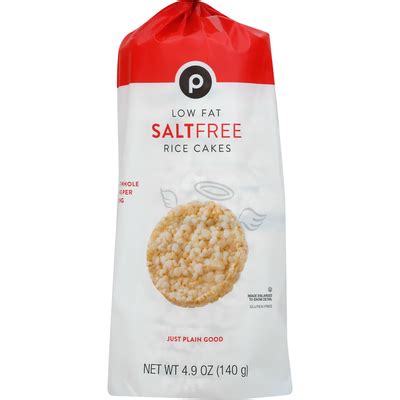 Publix rice cakes. Made with the delicious goodness of whole grain brown rice, and baked to crispy perfection. With tons of great flavors, and 60 calories or less per cake, there's one perfect for every snacking... 
