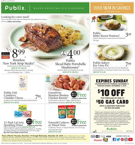 Publix sale ads. Check out the Publix ad and coupons that runs 4/18 to 4/24 (4/17 to 4/23 For Some). Look for lots of great deals… get those lists going. Pillsbury Grands! Biscuits, 16.3 oz can, BOGO $3.86. – $3/2 Adult Crest Paste 2.7oz or more, Crest Kids Advanced OR Burt’s Bees Adult Paste 4.0oz or more, Crest OR Oral-B Mouthwash 473mL or larger, … 