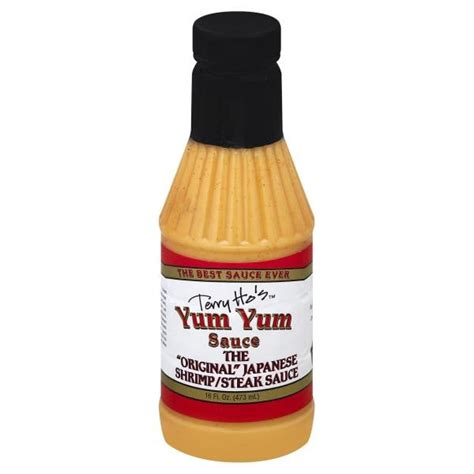 Terry Ho's Yum Yum sauce is the secret behind some of the most delicious Japanese recipes. This is the light-colored condiment served at hibachi restaurants. Terry Ho's is a Japanese steak sauce that adds a rich, mildly sweet flavor to your favorite cuts of beef. You can use it with seafood, pork and poultry, too.. 