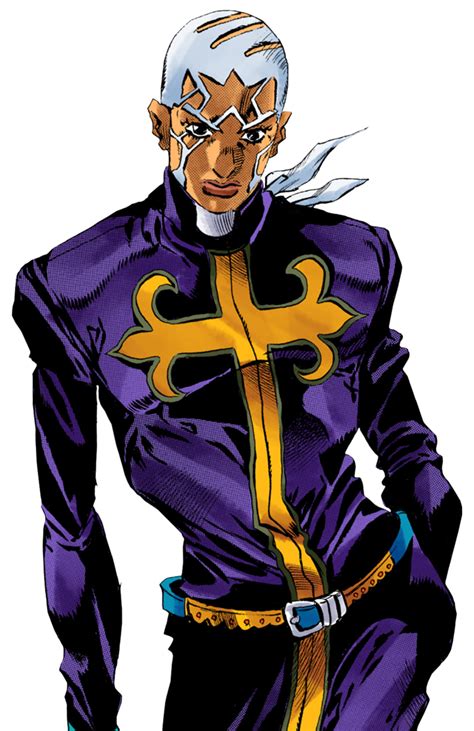Pucci and Whitesnake pose, and if struck by a non-DHA attack, they will counter the attacker by putting them under an illusion and teleporting behind them. Upon a successful counter, Whitesnake will take a single DISC from the opponent, and Pucci is invincible until the end of the move. It will either seal the enemies , or skill.. 