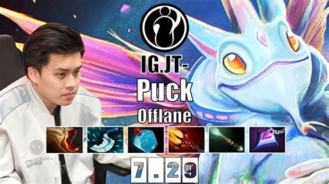 Puck Offlane IG.JT- BEST OFFLANE PLAYER IN CHINA - YouTube