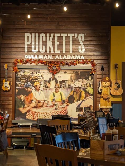 Apr 22, 2024 · Latest reviews, photos and 👍🏾ratings for Puckett's Restaurant- Cullman at 6076 AL-157 in Cullman - view the menu, ⏰hours, ☎️phone number, ☝address and map. 