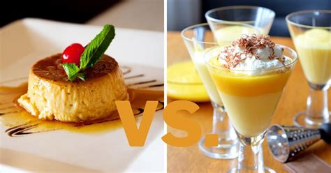 Pudding vs. Flan - What