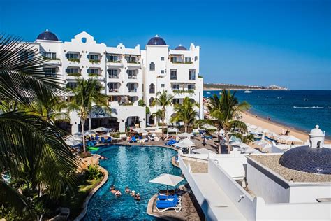 A beachfront hotel with outdoor pool, fitness center, and 2 restaurants in Cabo San Lucas. Enjoy the views, the food, and the staff at this all-inclusive property near Marina Del Rey.