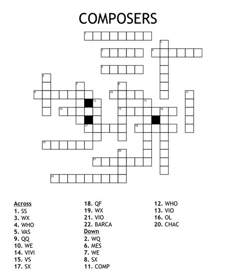 stifle. scared. bas-relief medium. novel. skittish. swear to. pesky. All solutions for "Music's Puente" 12 letters crossword answer - We have 1 clue. Solve your "Music's Puente" crossword puzzle fast & easy with the-crossword-solver.com.. 