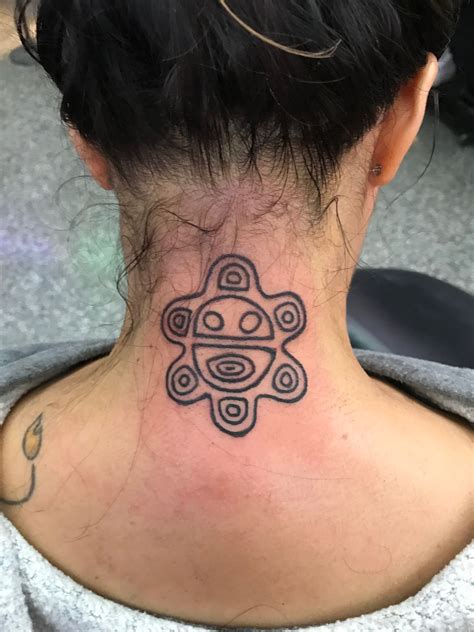Puerto Rico Taino Women, Arawak Indian Sun Tattoo. $