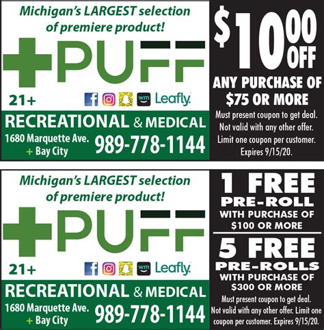 🔥recreational & medical deal page 🔥. 🚨🔥largest inventory, fresh drops daily!. 🚘try our curbside or in store pick up!🚨order now🚨. 🔥we price match all competitors in our area!🔥. 🟢🚨💨🔥puff 5/17 deals!🔥🚨🟢. 💨1¢ pre-roll with purchase💨. 💨1¢ pre-roll per oz💨 *can't stack* 💨🌿🚨buy 2 of the same oz get a 1/2 oz of equal or lesser .... 