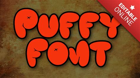 Puffy Font Text Effect Generator