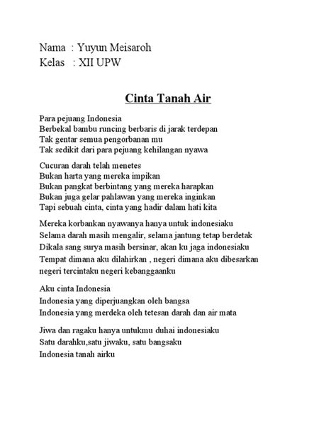 Puisi cinta tanah air 2 bait. Deposit pulsa axis 5000.