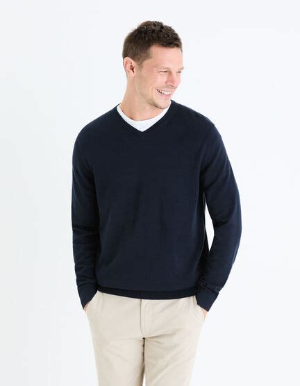 Pull En Col V pour Homme - celio be normal*