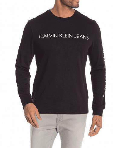 Pull tricoté Calvin Klein® pour homme taille L noir vintage #K004