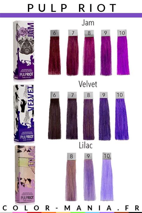 Pulp riot purple. A semi-permanent color that is easy to apply, vibrant, lasts longer and fades to original tone. Pulp Riot uses only the highest quality vegan ingredients chosen for their reparative and restoring properties to maintain and improve the integrity of compromised hair. 