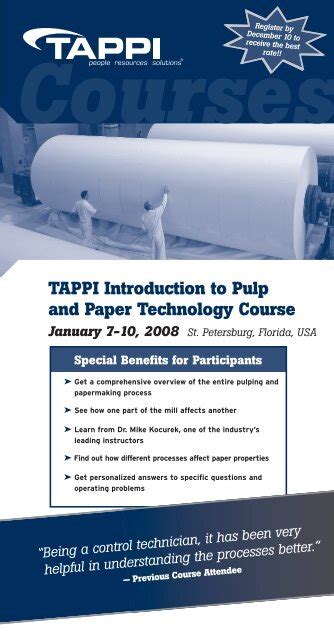 Pulping Courses - TAPPI