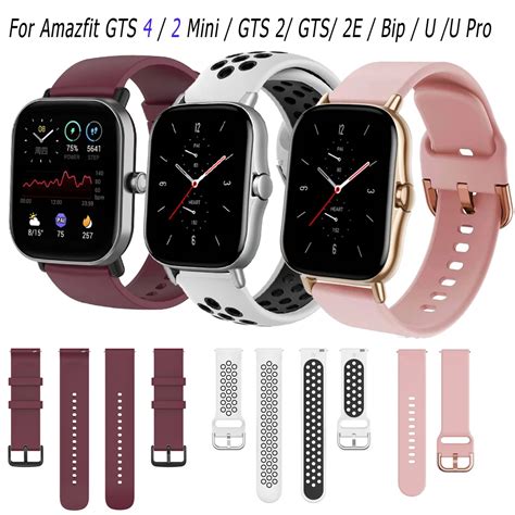 Pulseira de substituição 20mm Amazfit GTS Bip Bip Lite Bip S ...