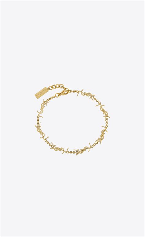 Pulseras y Brazaletes de Mujer Oro y Plata Saint Laurent YSL