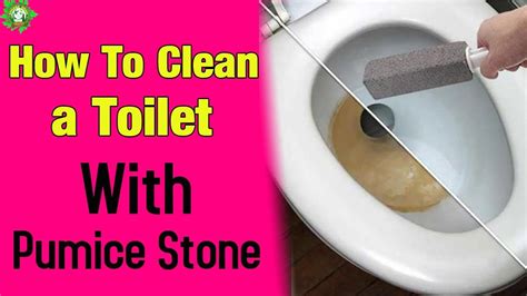 Pumice stone for cleaning toilets. Using a Pumice Stone to clean a toilet is an effective, safe and inexpensive way to keep your toilet clean without using chemicals. 