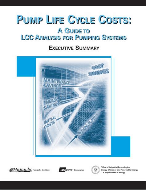 Pump life cycle costs a guide to lcc analysis for. - 2006 audi a3 camshaft o ring manual.