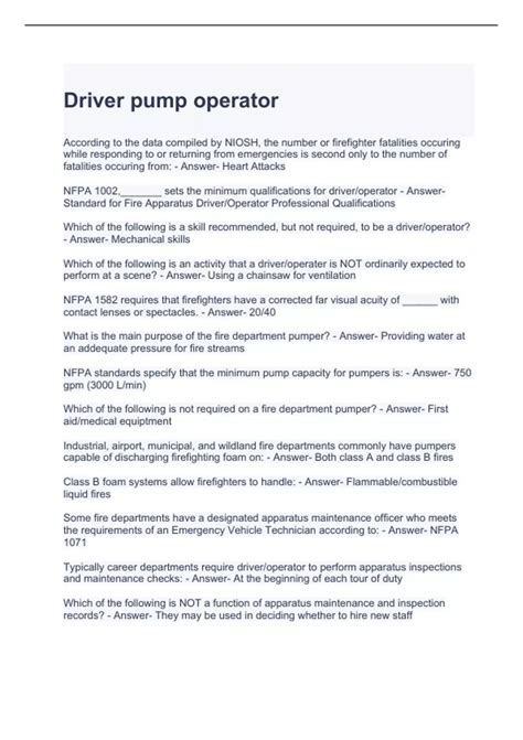 Pump operator math questions.  KEY&shy; MATHEMATICS FOR WATER OPERATORS Example pr...