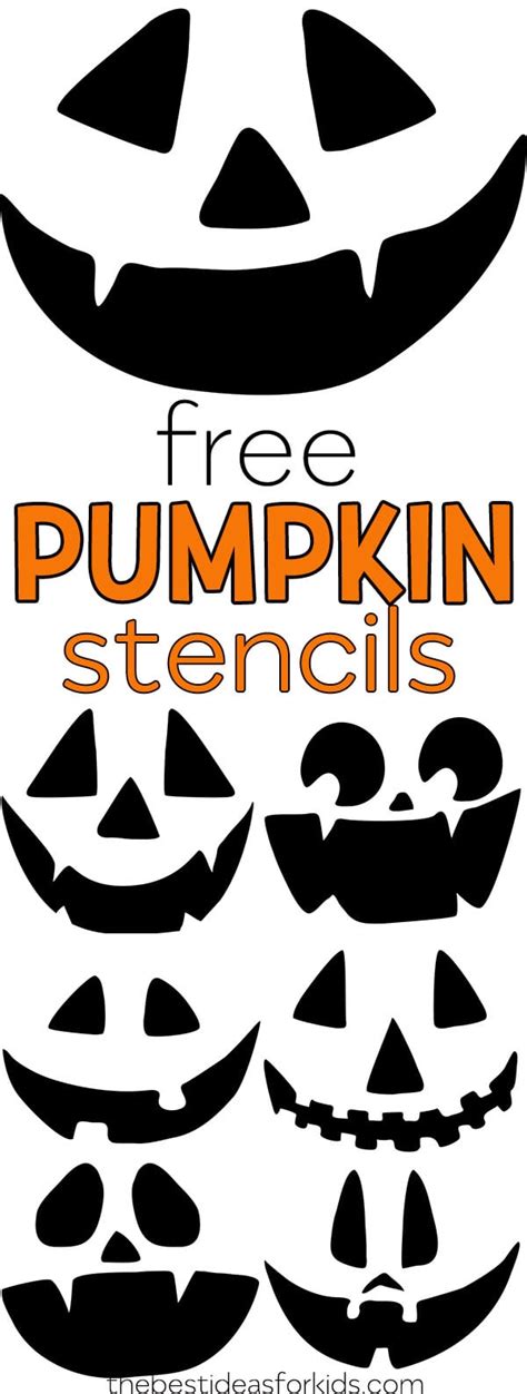 Pumpkin Carving Stencils (Free Printables) The Best Ideas for Kids