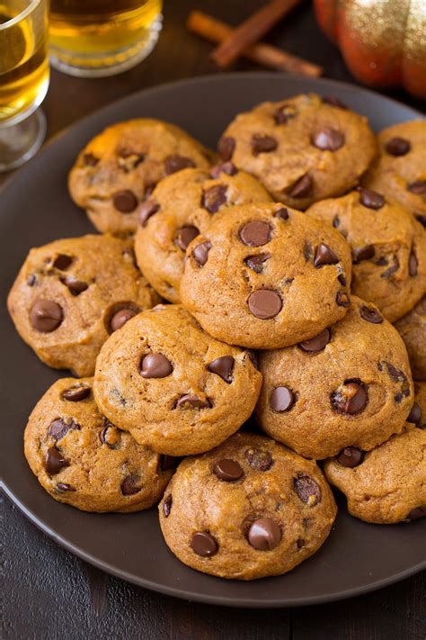 Pumpkin Chocolate Chip Cookies