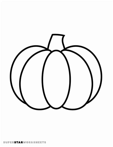 Pumpkin Coloring Pages Preschoo