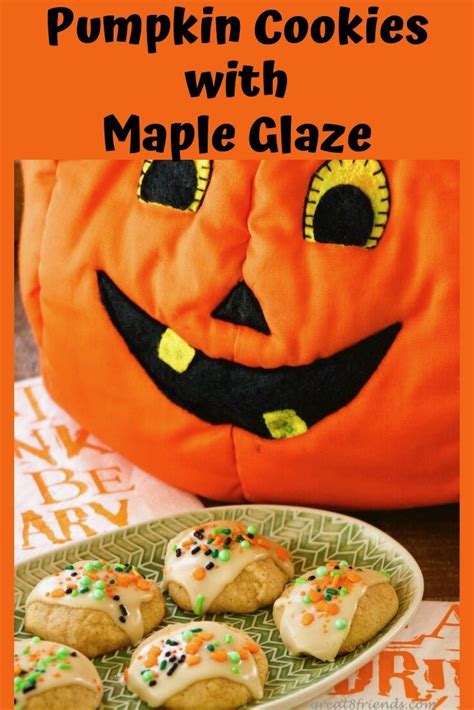 Pumpkin Cookies with Maple Glaze for a Crowd - Great Eight …