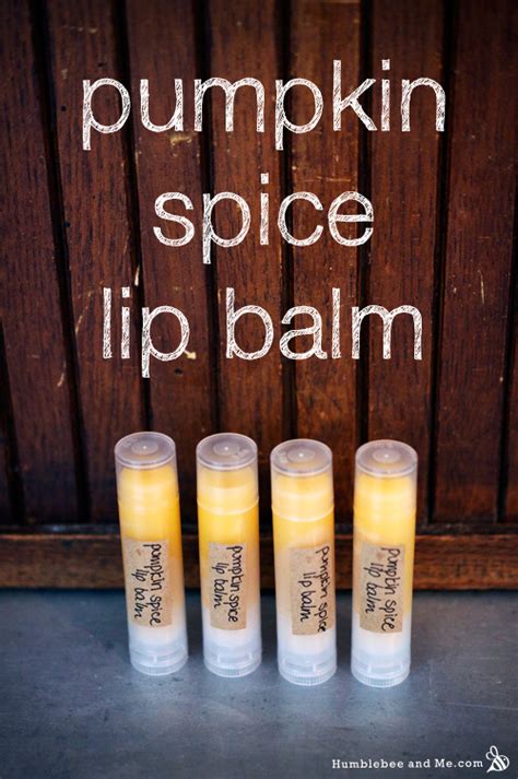 Pumpkin Spice Lip Balm Recipe - Humblebee & Me